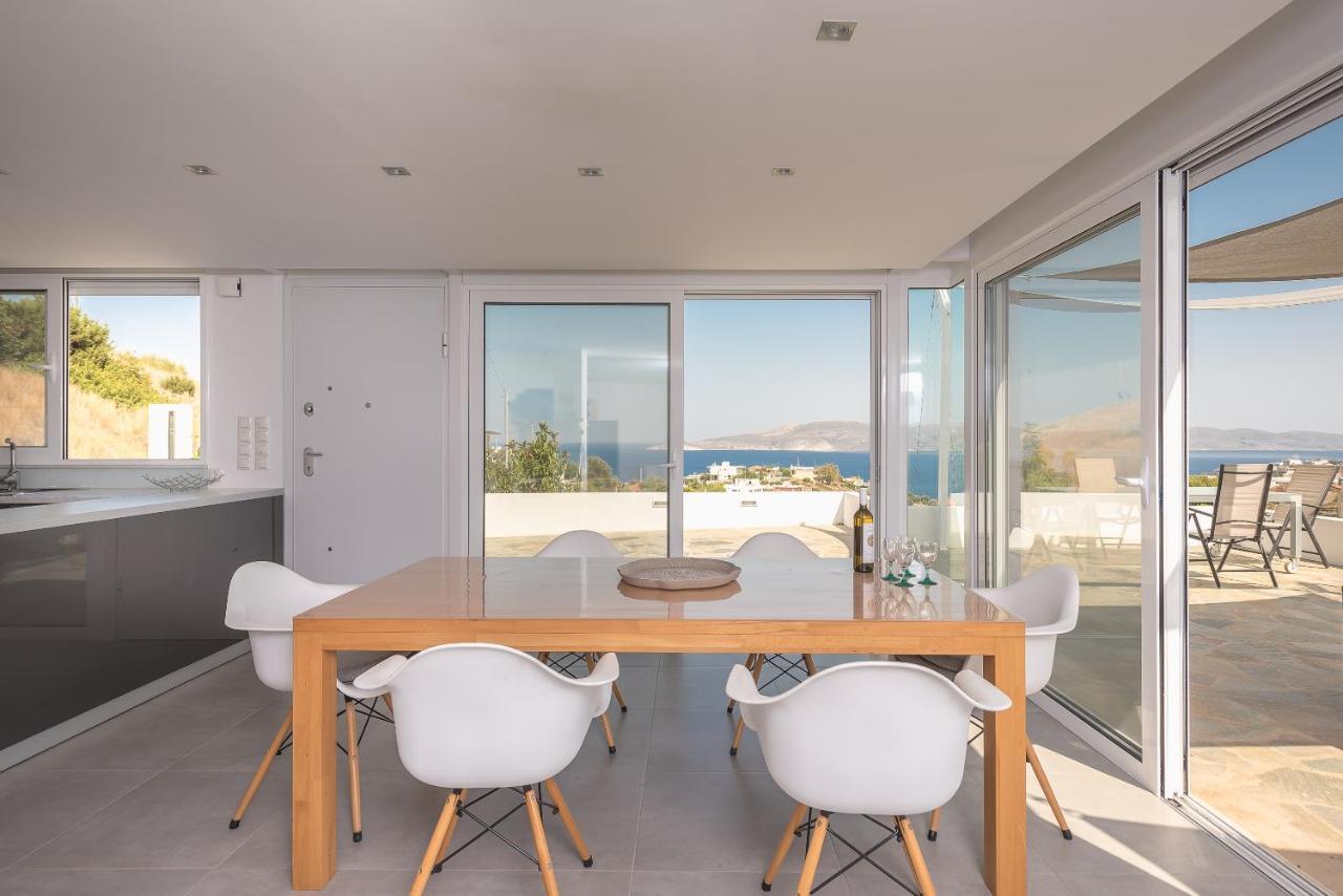 Villa Luna Private Heated Hydro Pool Bbq Beach 4Min Agia Marina Mikrolimanou Luaran gambar