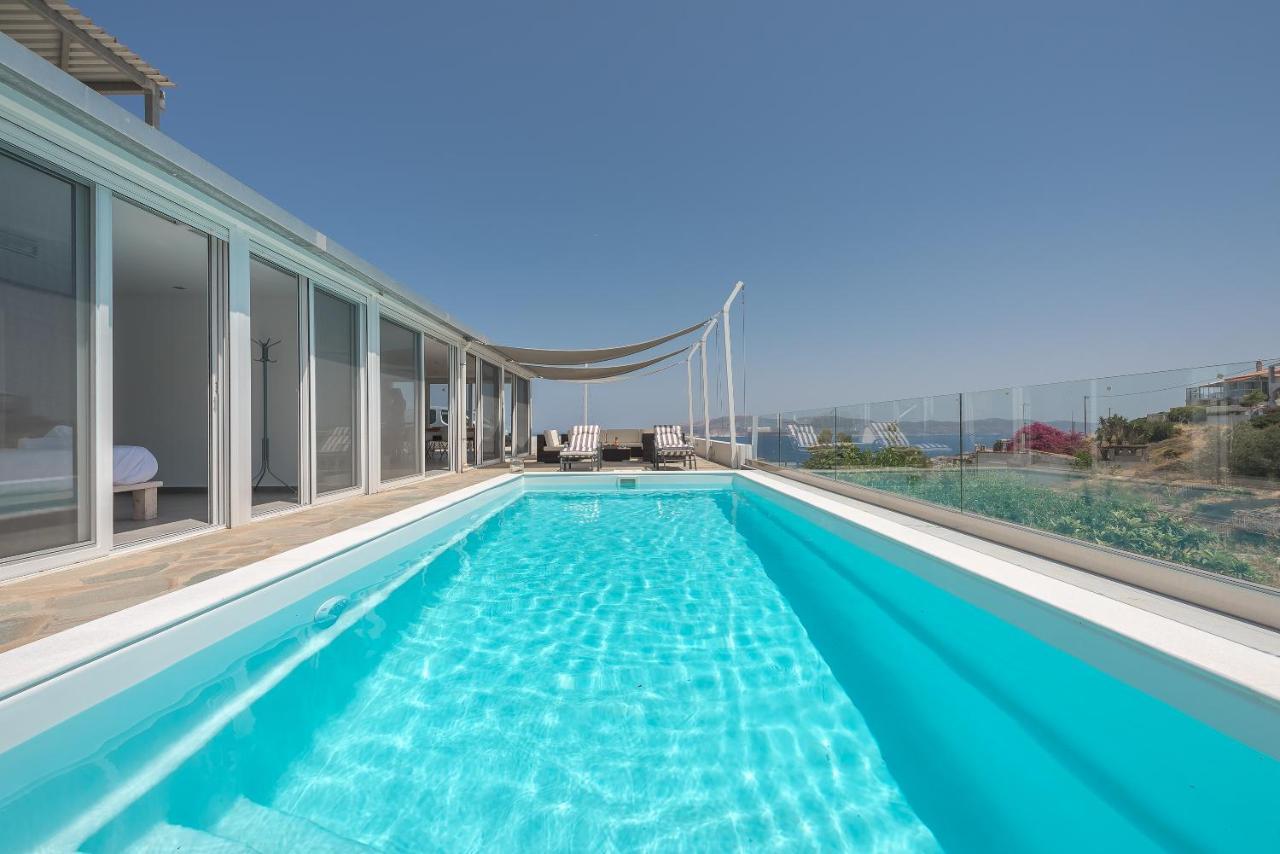 Villa Luna Private Heated Hydro Pool Bbq Beach 4Min Agia Marina Mikrolimanou Luaran gambar