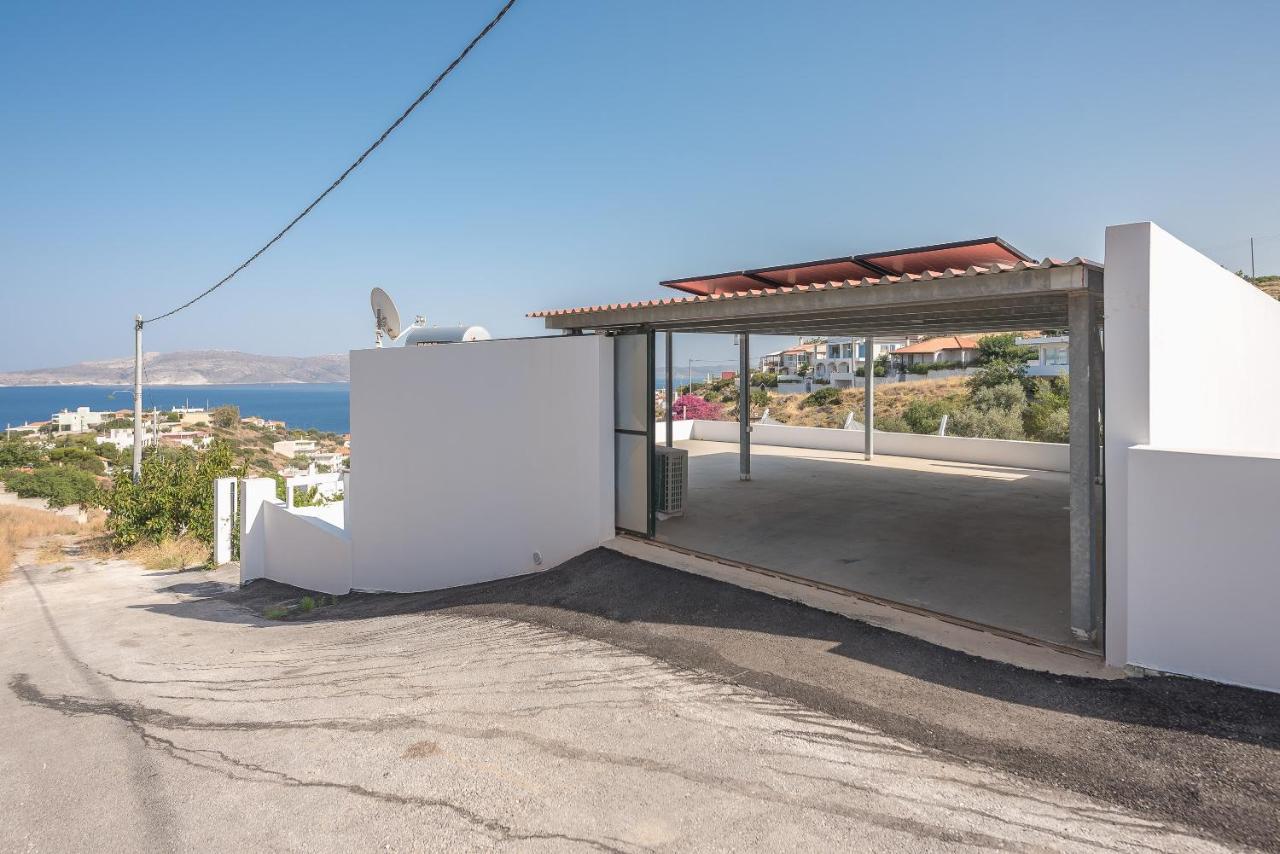 Villa Luna Private Heated Hydro Pool Bbq Beach 4Min Agia Marina Mikrolimanou Luaran gambar