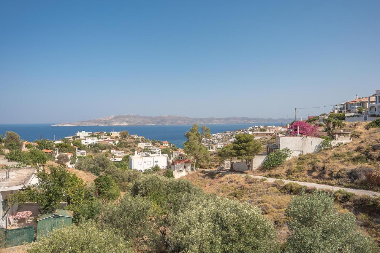 Villa Luna Private Heated Hydro Pool Bbq Beach 4Min Agia Marina Mikrolimanou Luaran gambar